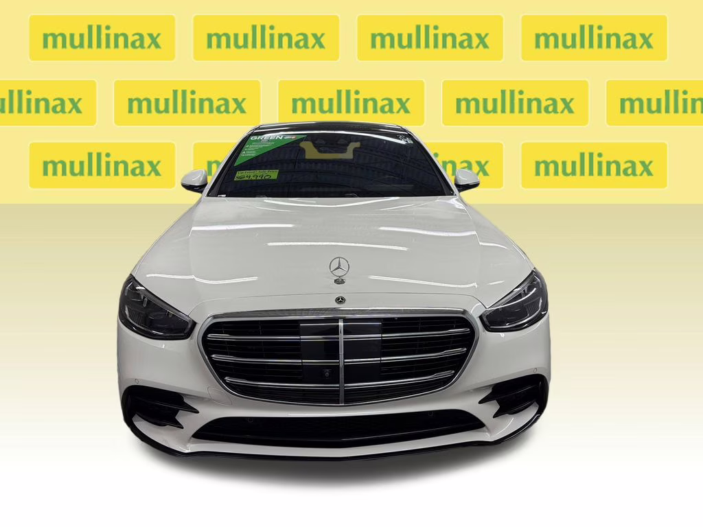 2021 designo Diamond White Metallic Mercedes-Benz S-Class S 580 AWD Sedan