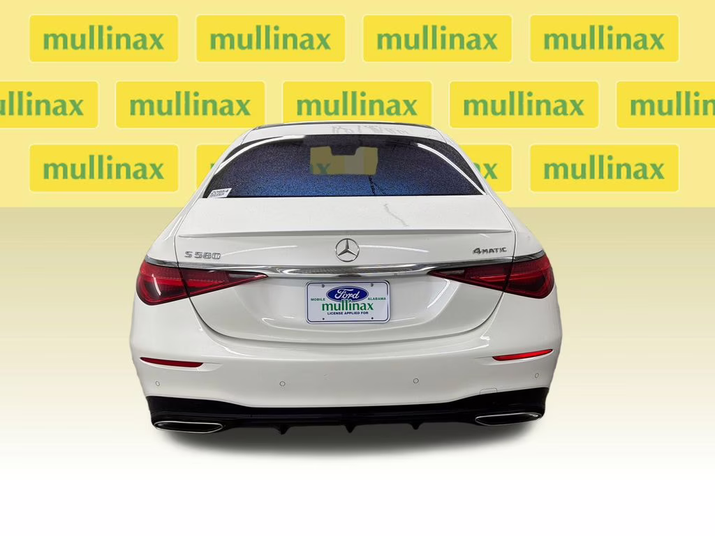 2021 designo Diamond White Metallic Mercedes-Benz S-Class S 580 AWD Sedan