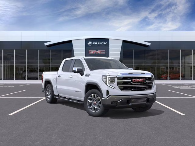 2026 Glacier White Tricoat GMC Sierra 1500 SLT 4X4 Truck