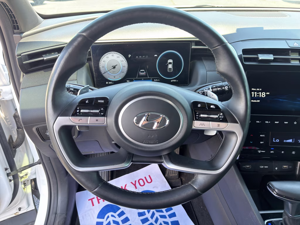 2023 Atlas White Hyundai Santa Cruz Limited AWD Truck