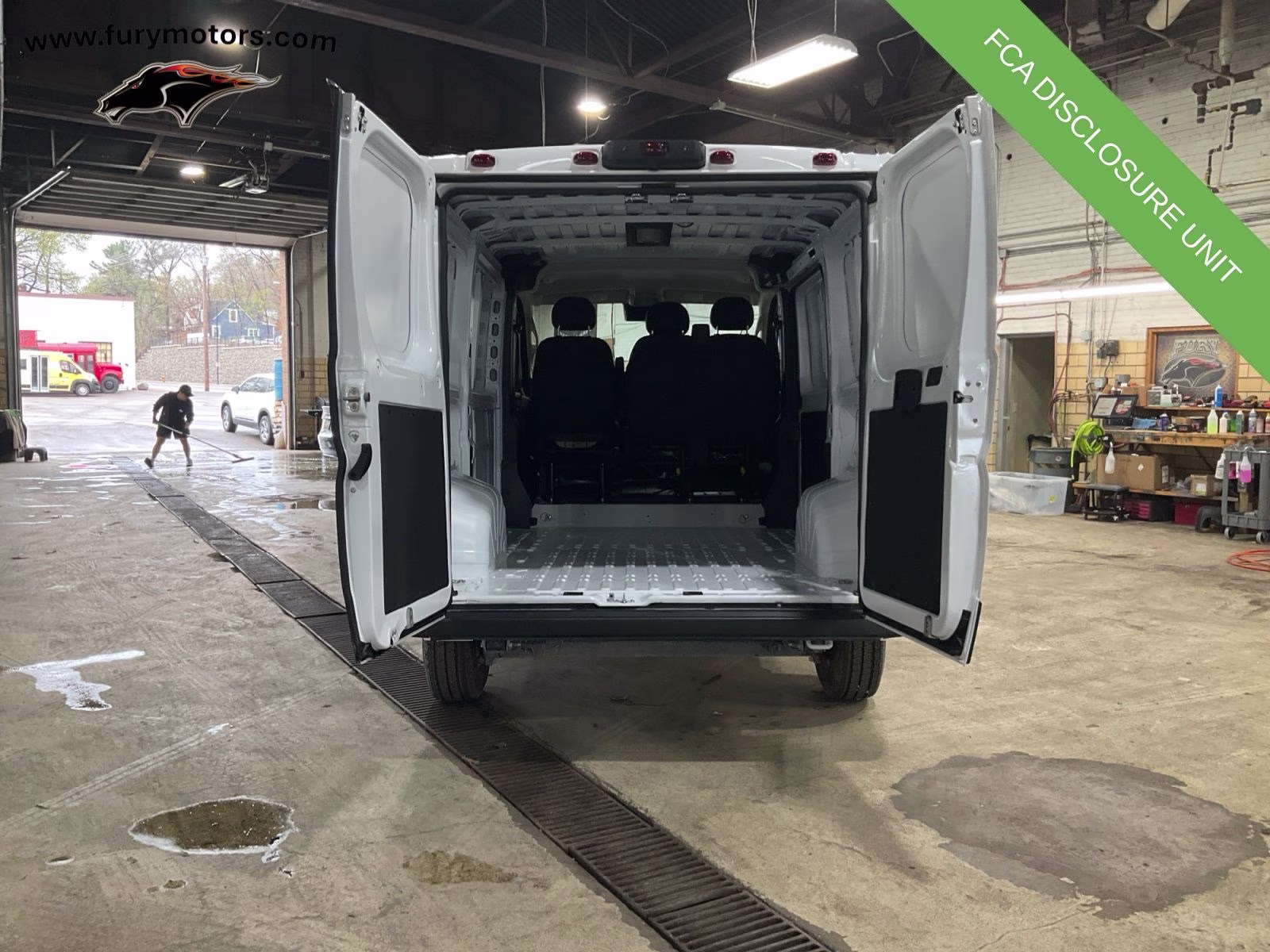 2025 Bright White Clearcoat Ram ProMaster 1500 Low Roof FWD Van