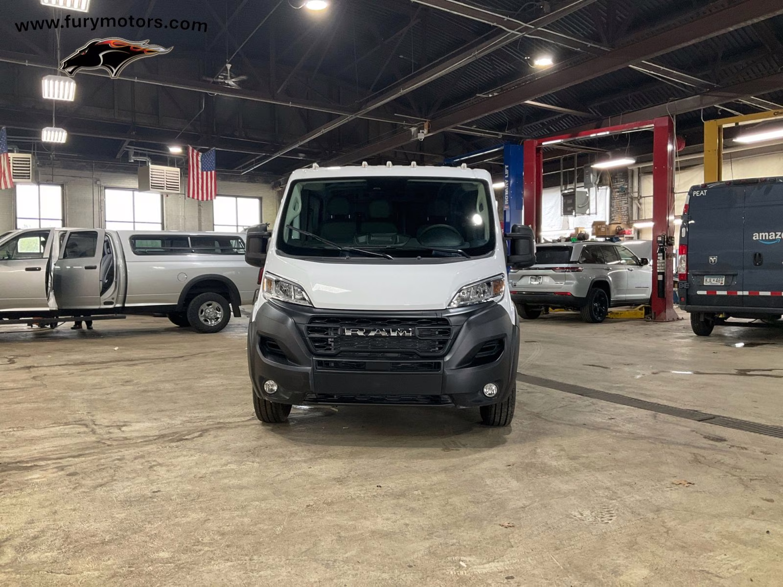 2025 Bright White Clearcoat Ram ProMaster 1500 Low Roof FWD Van