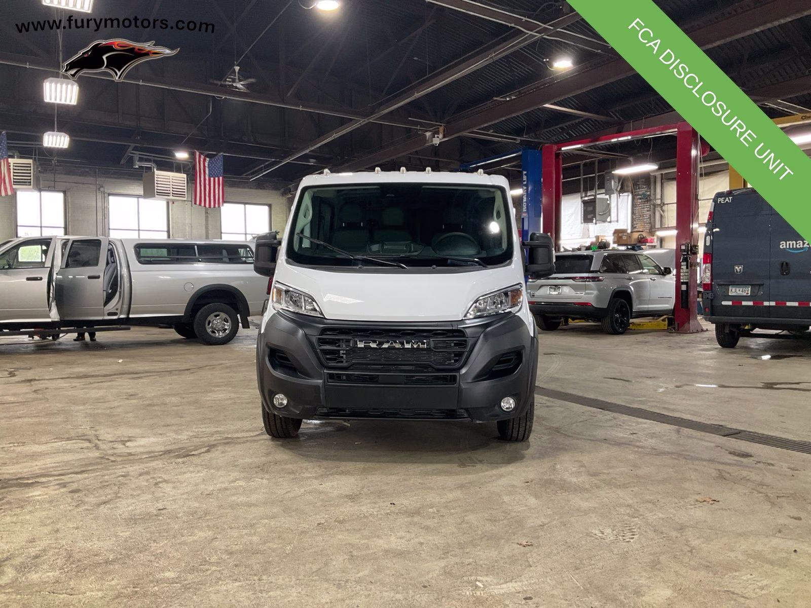 2025 Bright White Clearcoat Ram ProMaster 1500 Low Roof FWD Van