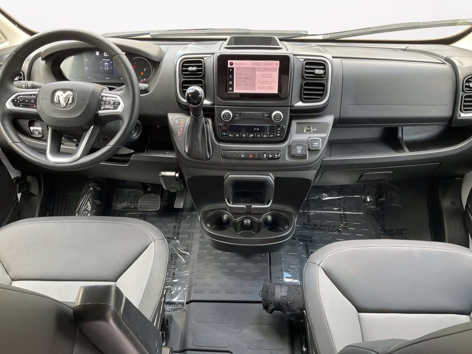 2024 Bright White Clearcoat Ram Promaster 2500 Low Roof SLT FWD Van