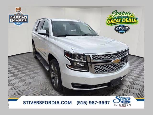 2018 Iridescent Pearl Tricoat Chevrolet Tahoe LT 4X4 SUV