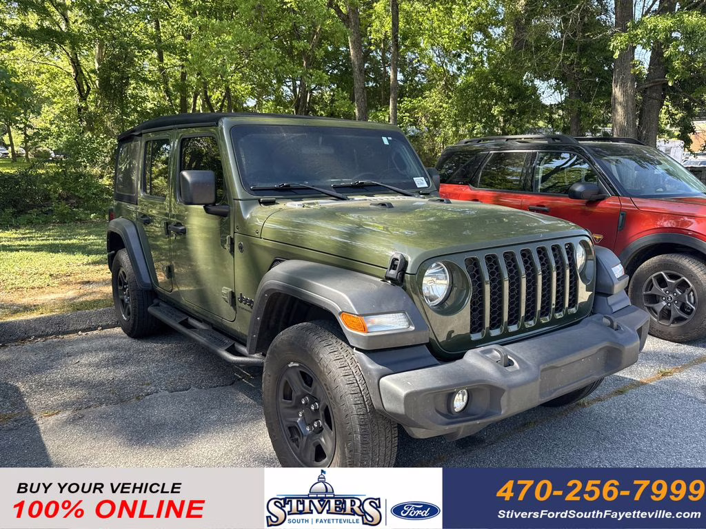 2024 Sarge Green Clearcoat Jeep Wrangler Sport 4X4 SUV
