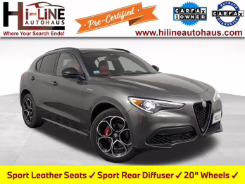 2022 Vesuvio Gray Metallic Alfa Romeo Stelvio Veloce AWD SUV