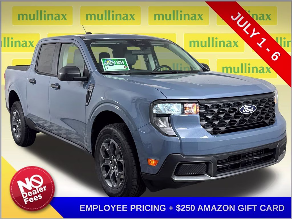 2026 Azure Gray Metallic Tri-Coat Ford Maverick XLT FWD Truck