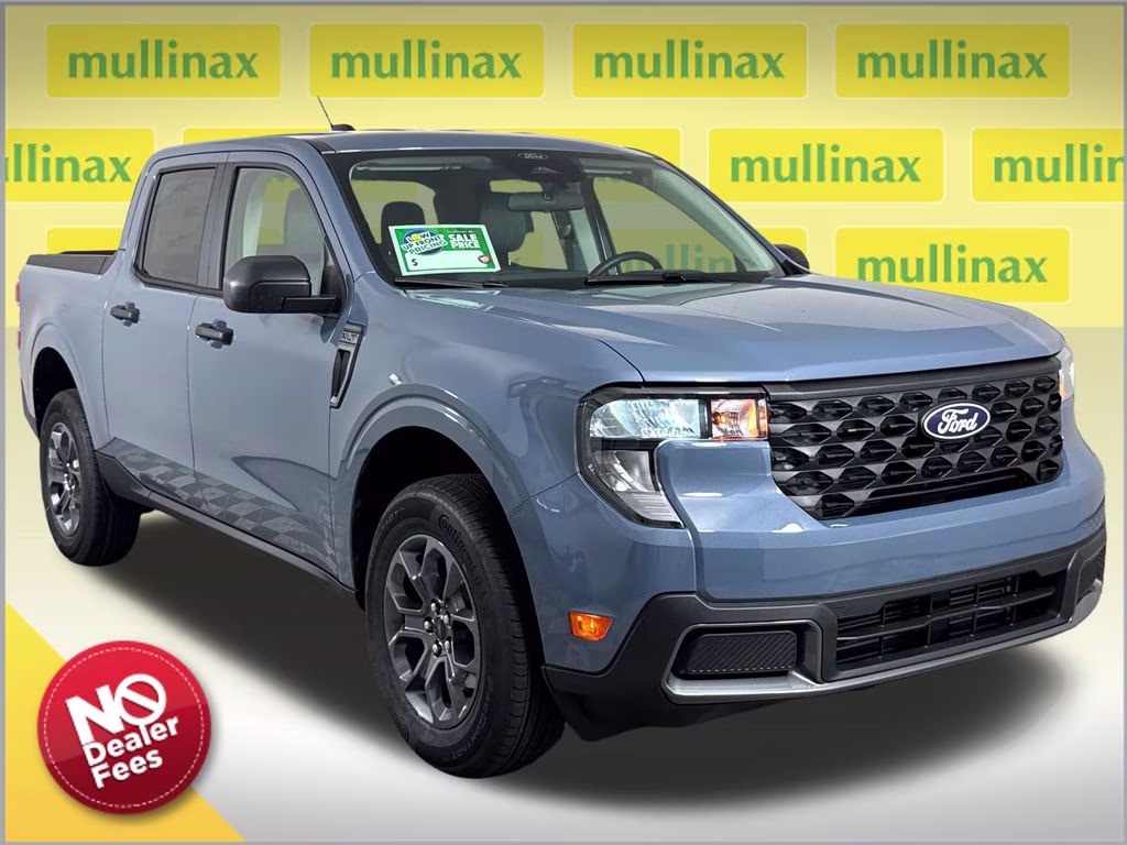 2026 Azure Gray Metallic Tri-Coat Ford Maverick XLT FWD Truck