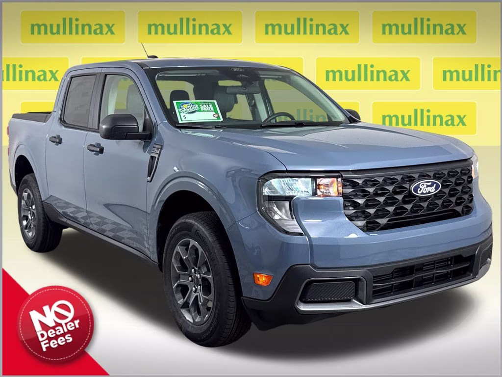 2026 Azure Gray Metallic Tri-Coat Ford Maverick XLT FWD Truck