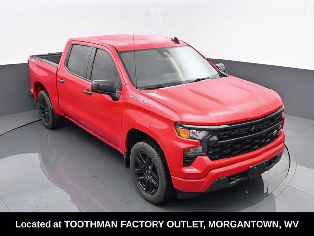 2023 Red Hot Chevrolet Silverado 1500 Custom 4X4 Truck