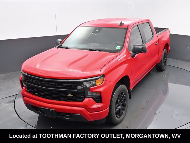 2023 Red Hot Chevrolet Silverado 1500 Custom 4X4 Truck