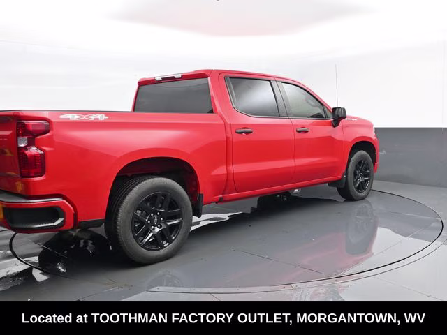 2023 Red Hot Chevrolet Silverado 1500 Custom 4X4 Truck