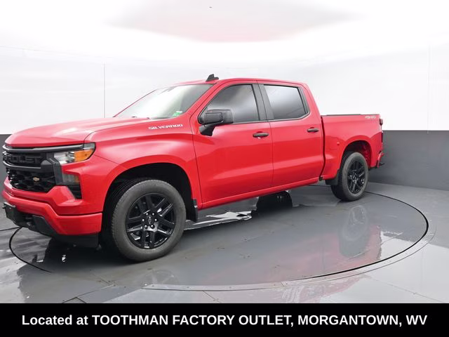 2023 Red Hot Chevrolet Silverado 1500 Custom 4X4 Truck