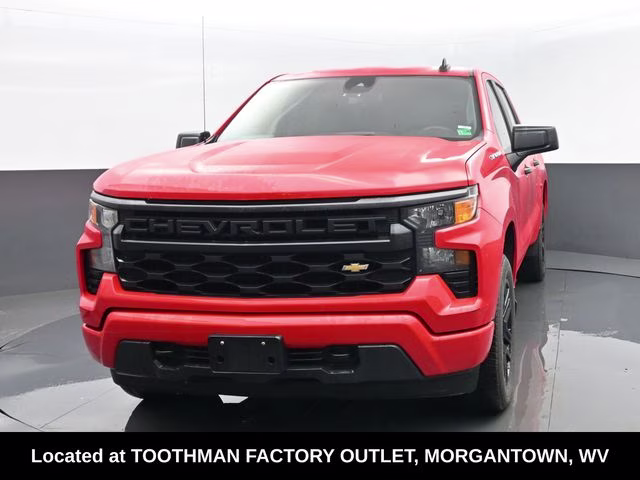 2023 Red Hot Chevrolet Silverado 1500 Custom 4X4 Truck
