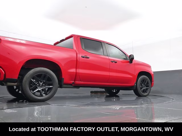 2023 Red Hot Chevrolet Silverado 1500 Custom 4X4 Truck