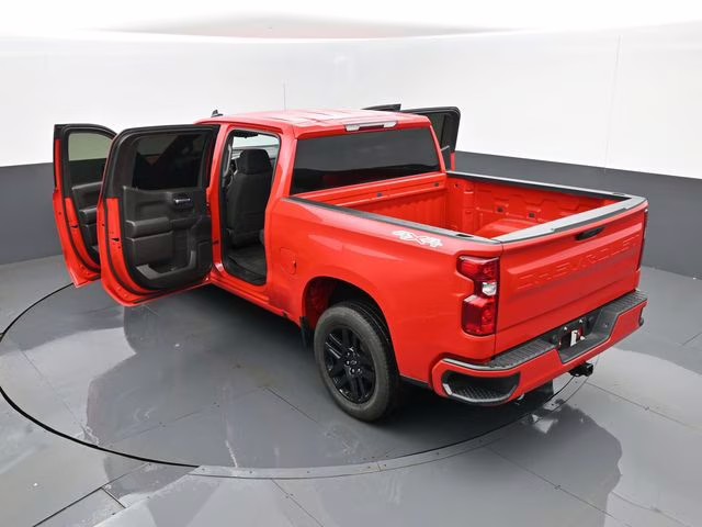 2023 Red Hot Chevrolet Silverado 1500 Custom 4X4 Truck
