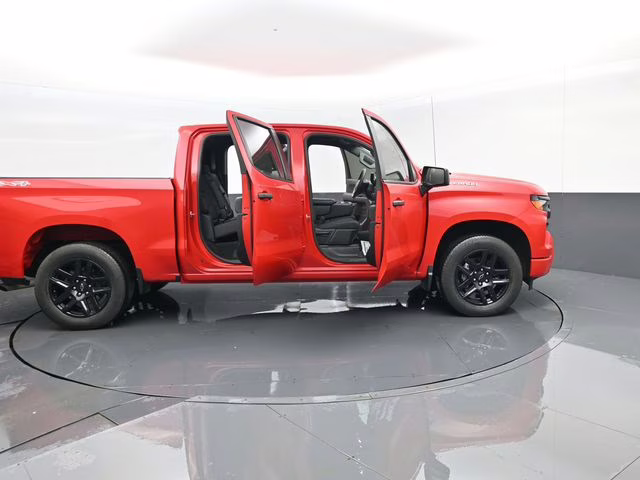 2023 Red Hot Chevrolet Silverado 1500 Custom 4X4 Truck