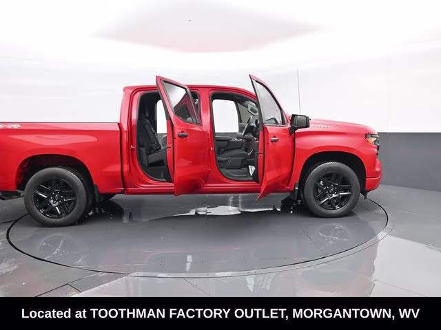 2023 Red Hot Chevrolet Silverado 1500 Custom 4X4 Truck