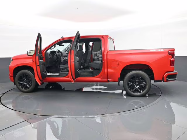 2023 Red Hot Chevrolet Silverado 1500 Custom 4X4 Truck