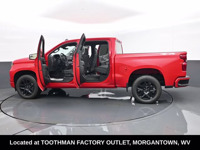 2023 Red Hot Chevrolet Silverado 1500 Custom 4X4 Truck