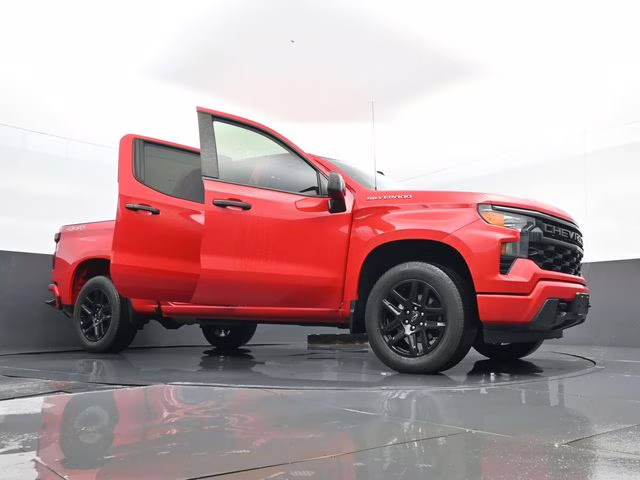 2023 Red Hot Chevrolet Silverado 1500 Custom 4X4 Truck
