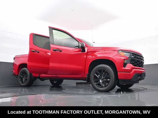 2023 Red Hot Chevrolet Silverado 1500 Custom 4X4 Truck