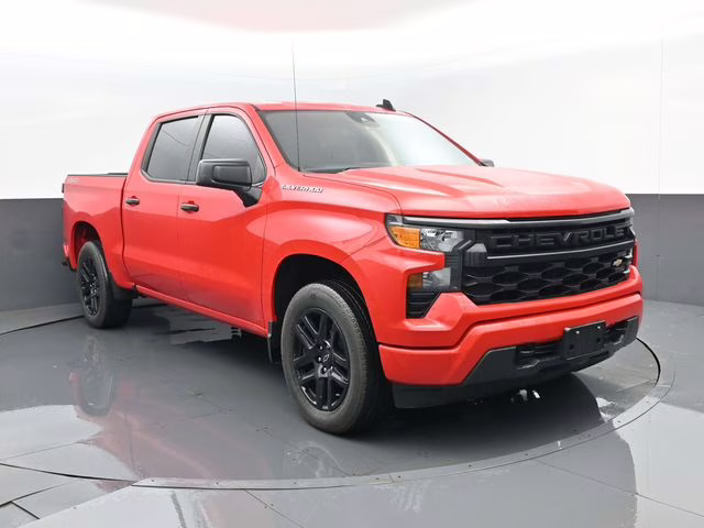 2023 Red Hot Chevrolet Silverado 1500 Custom 4X4 Truck
