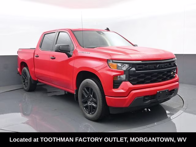 2023 Red Hot Chevrolet Silverado 1500 Custom 4X4 Truck