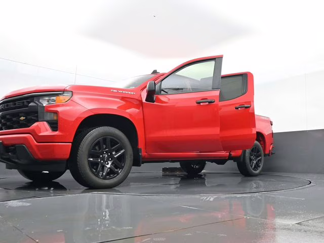 2023 Red Hot Chevrolet Silverado 1500 Custom 4X4 Truck