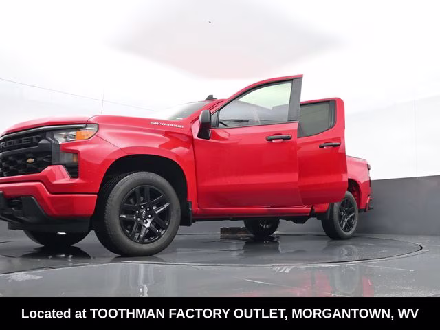 2023 Red Hot Chevrolet Silverado 1500 Custom 4X4 Truck