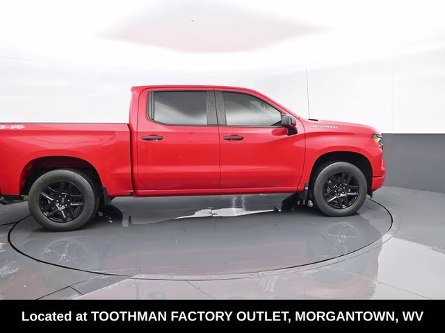 2023 Red Hot Chevrolet Silverado 1500 Custom 4X4 Truck