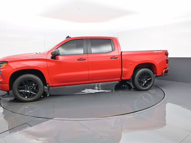 2023 Red Hot Chevrolet Silverado 1500 Custom 4X4 Truck