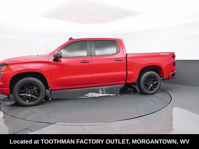 2023 Red Hot Chevrolet Silverado 1500 Custom 4X4 Truck
