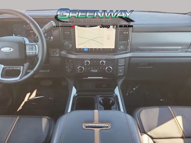 2024 Gray Metallic Ford Super Duty F-350 DRW Platinum 4X4 Truck