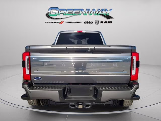 2024 Gray Metallic Ford Super Duty F-350 DRW Platinum 4X4 Truck