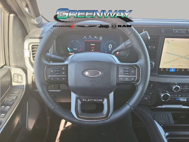 2024 Gray Metallic Ford Super Duty F-350 DRW Platinum 4X4 Truck