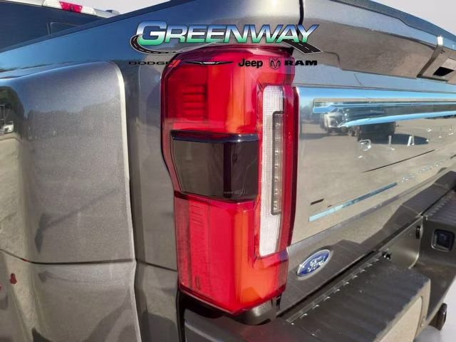2024 Gray Metallic Ford Super Duty F-350 DRW Platinum 4X4 Truck