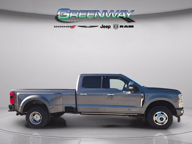 2024 Gray Metallic Ford Super Duty F-350 DRW Platinum 4X4 Truck