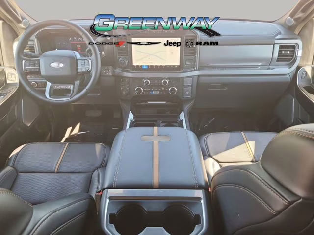 2024 Gray Metallic Ford Super Duty F-350 DRW Platinum 4X4 Truck