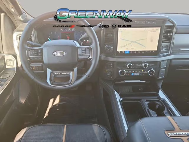 2024 Gray Metallic Ford Super Duty F-350 DRW Platinum 4X4 Truck