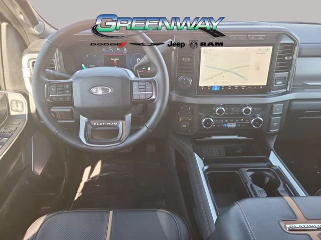 2024 Gray Metallic Ford Super Duty F-350 DRW Platinum 4X4 Truck