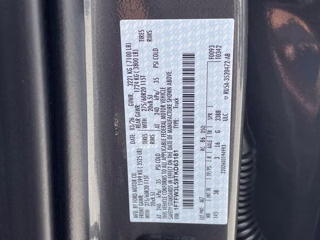 2026 Carbonized Gray Metallic Ford F-150 XLT 4X4 Truck