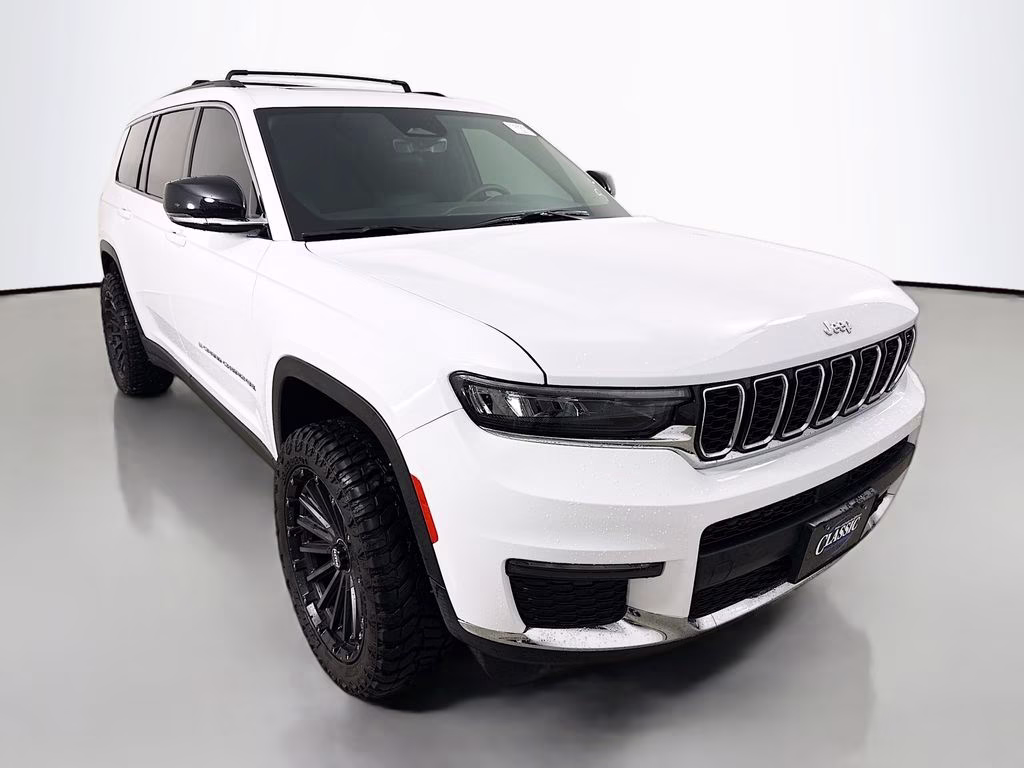 2025 Bright White Clearcoat Jeep Grand Cherokee L Limited 4X4 SUV