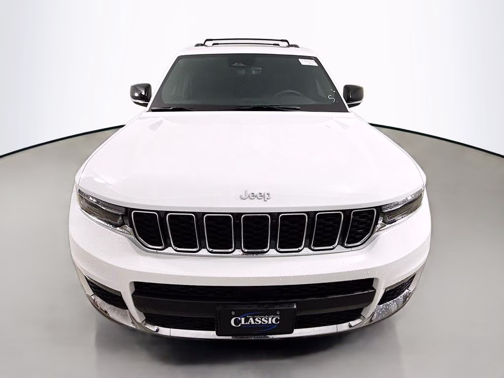 2025 Bright White Clearcoat Jeep Grand Cherokee L Limited 4X4 SUV