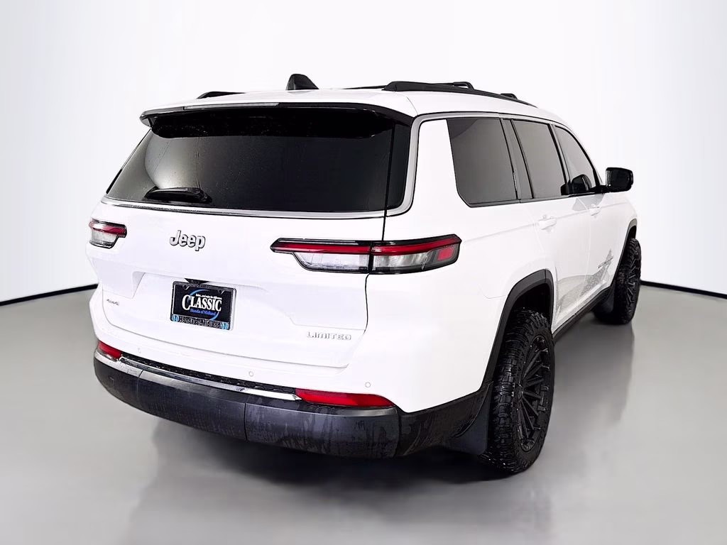 2025 Bright White Clearcoat Jeep Grand Cherokee L Limited 4X4 SUV