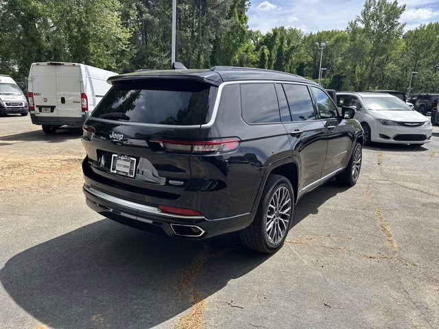 2025 Diamond Black Crystal Pearlcoat Jeep Grand Cherokee L Summit Reserve 4X4 SUV