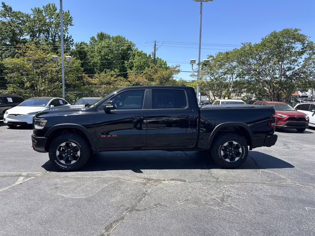 2019 Diamond Black Crystal Pearlcoat Ram 1500 Rebel 4X4 Truck