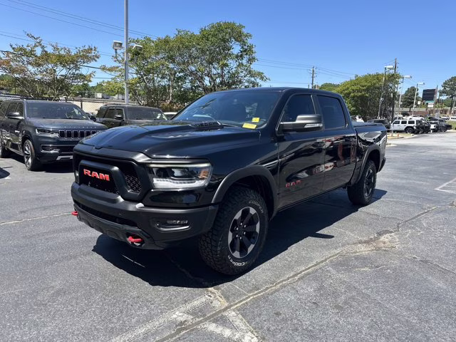 2019 Diamond Black Crystal Pearlcoat Ram 1500 Rebel 4X4 Truck