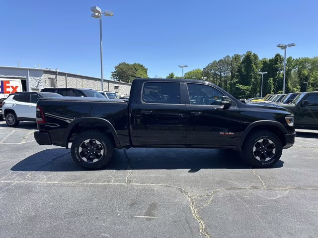 2019 Diamond Black Crystal Pearlcoat Ram 1500 Rebel 4X4 Truck